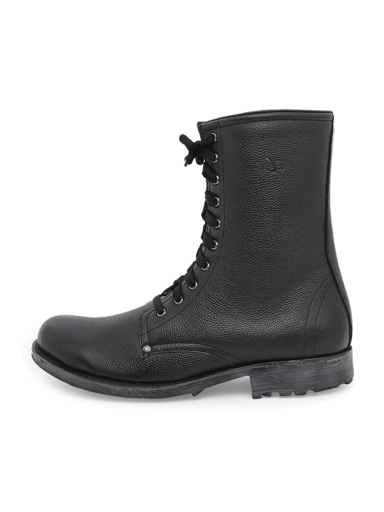 BCK by Buckaroo Men's FRANKLIN Black Derby Boots