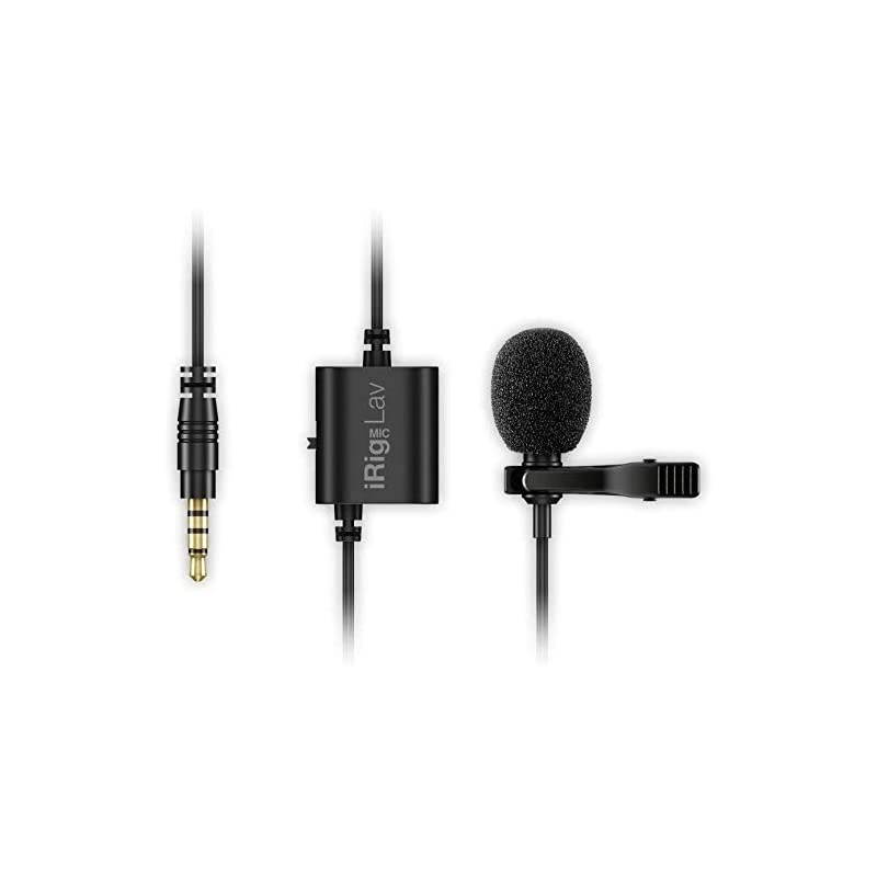 iRig Mic Lav compact lavalier microphone for smartphones and tablets