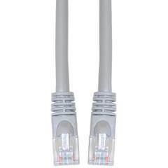 Cat6 Gray Ethernet Patch Cable, Snagless/Molded Boot, 1.5 foot