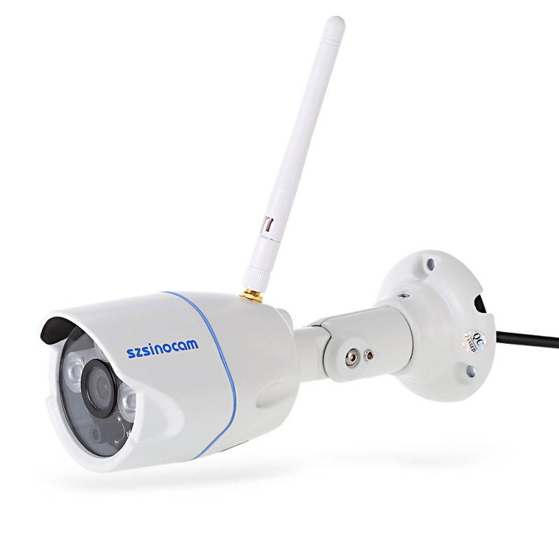 Szsinocam SN - IPC - 3014FSW10 Alarm IP Camera Night Vision 1.0 Mega Pixel 720P WHITE US Plug