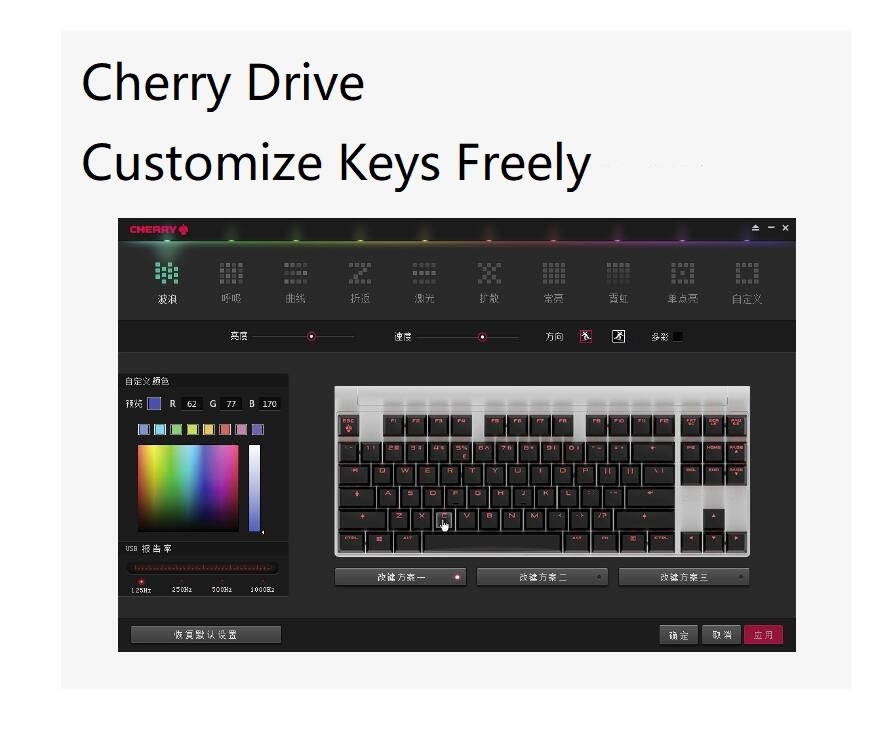 Cherry MX8.0 RGB TKL N-key Rollover Gaming Keyboard, Ergonomic Design, Pink USB  Wired Keyboard For Office And Game-Cherry MX Brown Switch