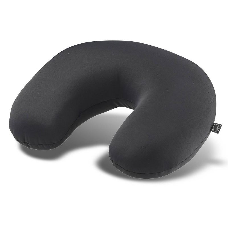 Lewis N. Clark Microbead Neck Travel Pillow - Charcoal Gray