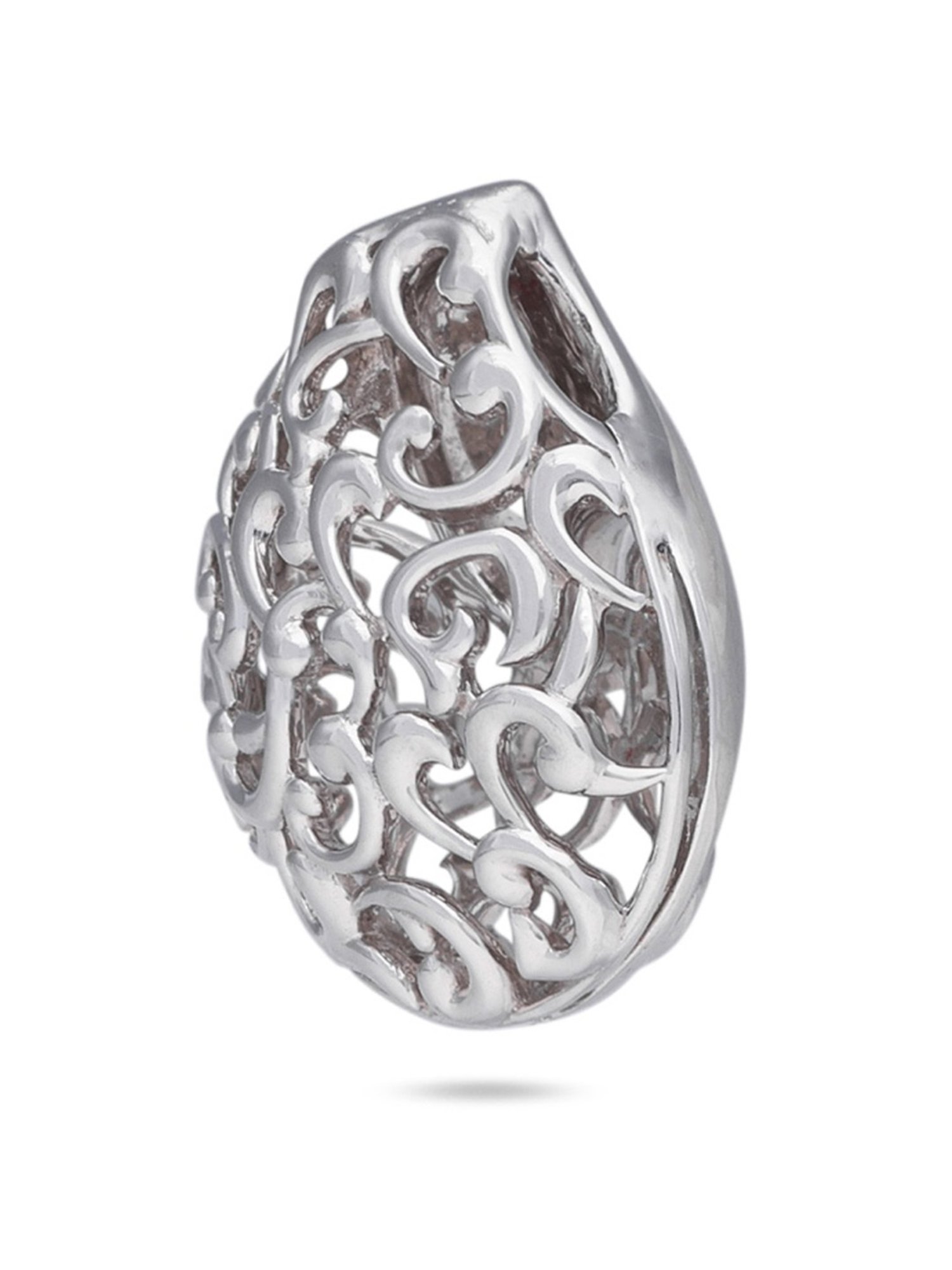 C.Krishniah Chetty Classic 950 Platinum Fancy Locket