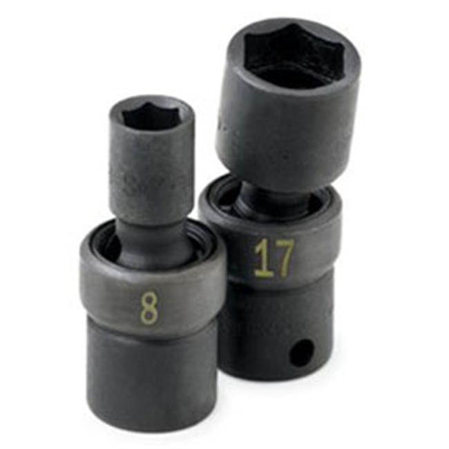 SK Hand Tool 34322 0.5 in. Drive, 6-Point Standard Swivel Fractional Impact Socket - 10.0 6 in.
