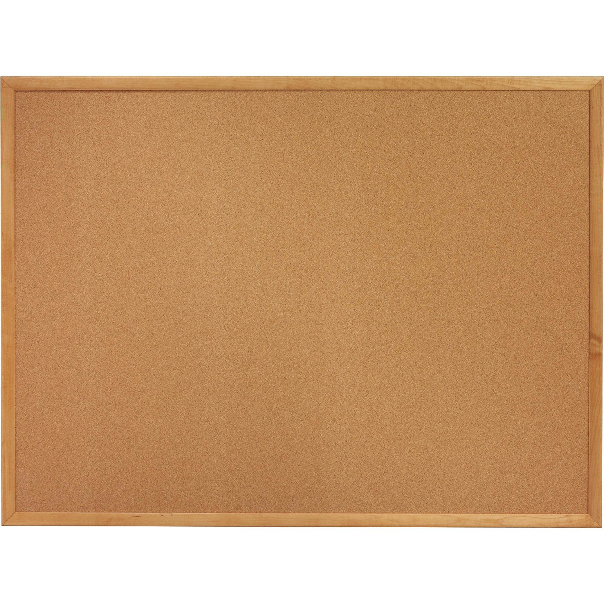 Lorell Cork Board 3'x2' Oak Frame 19767