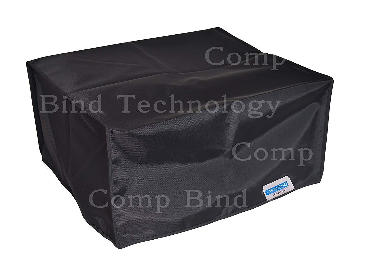 Comp Bind Technology Printer Dust Cover for HP OfficeJet Pro 8035 All-in-One Wireless Printer, Black Nylon Anti-Static Dust Cover Dimensions 18.2''W x 13.4''D x 9.2''H