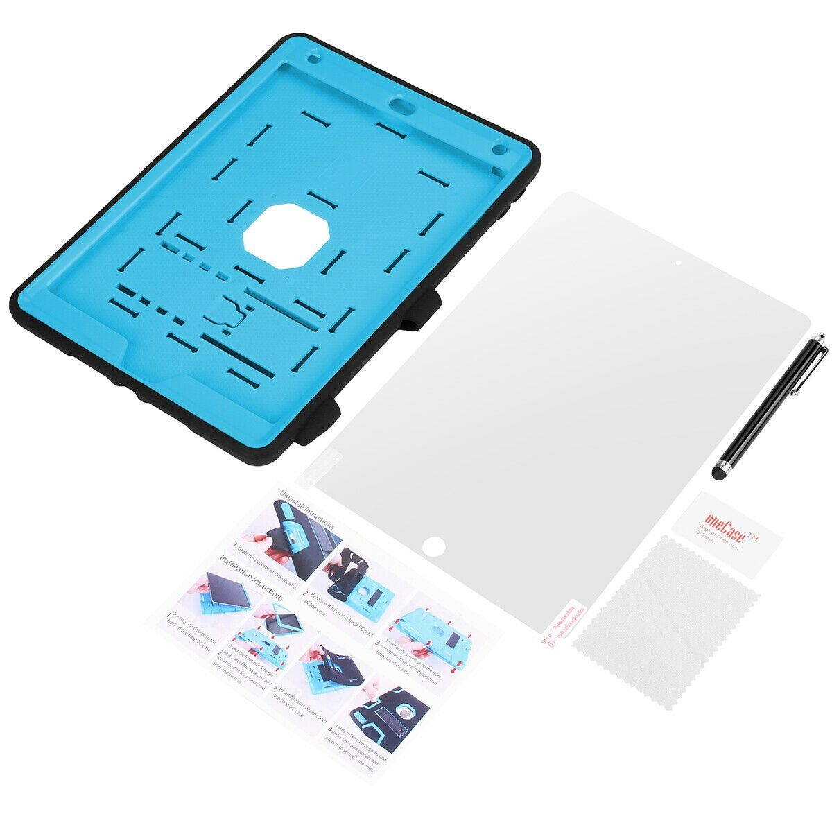 iPad Pro 11 Inch Hybrid Rubber Shockproof Heavy Duty Stand Cover