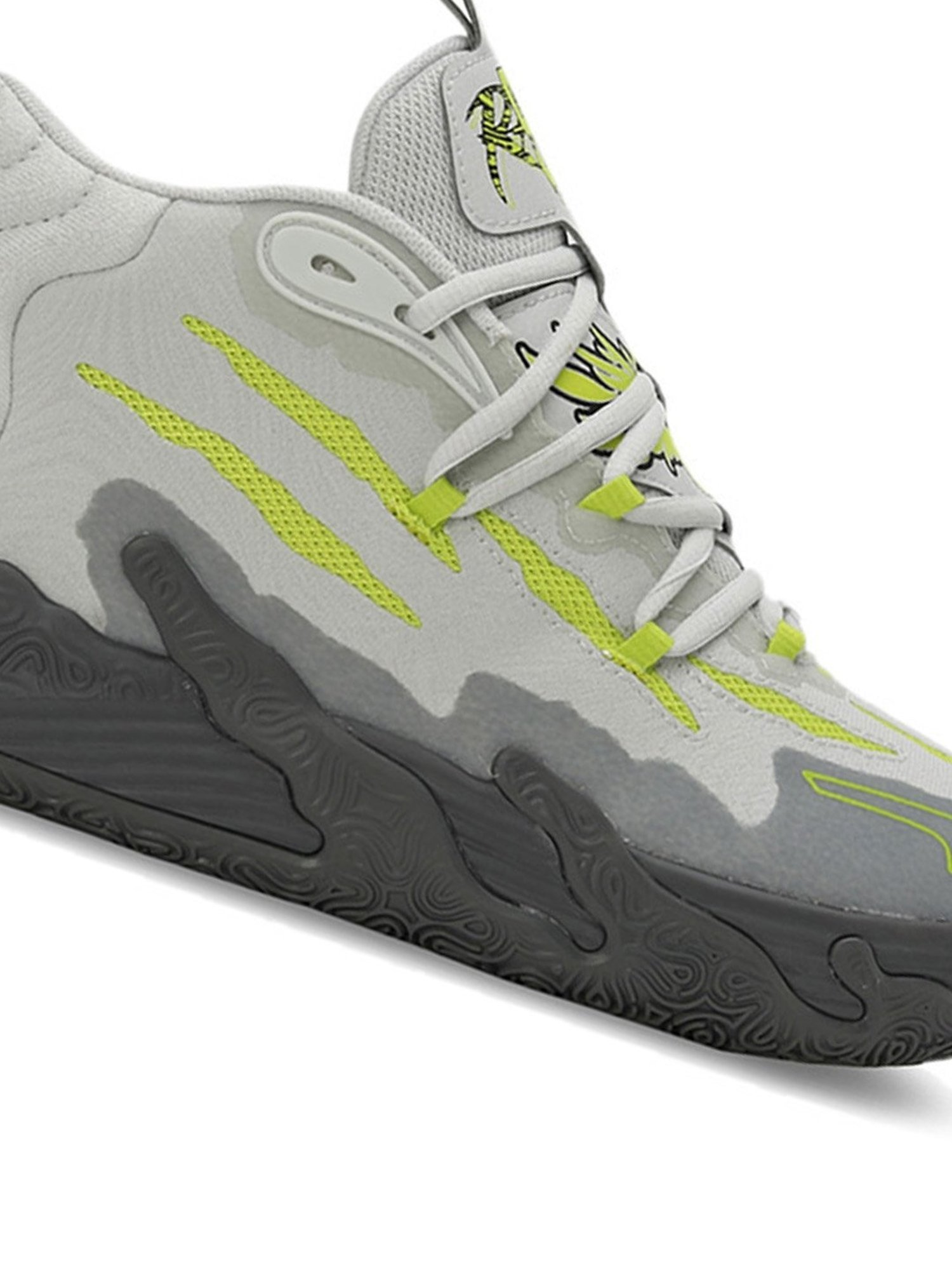 Puma Men's MB.03 Hills Feather Grey Basketball Shoes