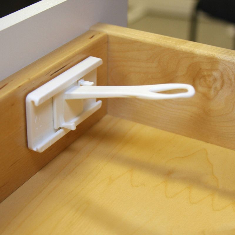 Qdos SureCatch Top Drawer Adhesive Latches - 4pk