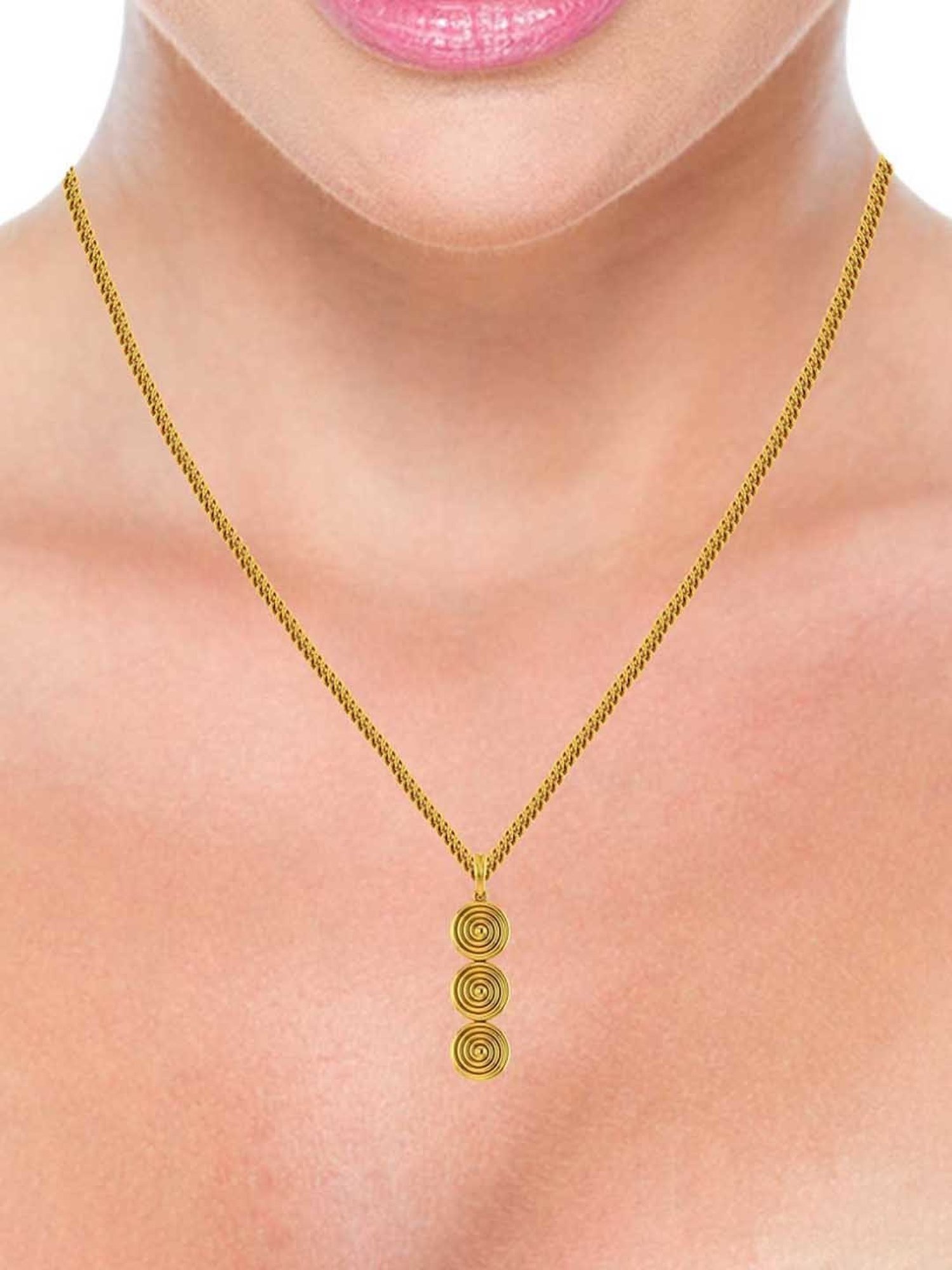 P.C. Chandra Jewellers 18k Yellow Gold Pendant