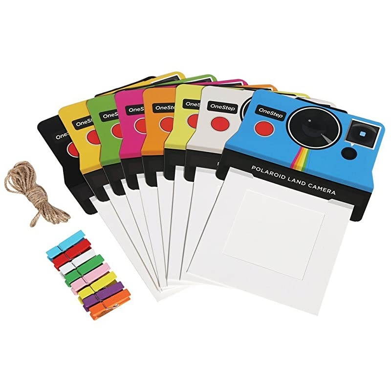 35 x 425 inch Premium Zink Photo Paper 20 Sheets + Colorful Vintage Photo Frames + Photo Album Compatible POP