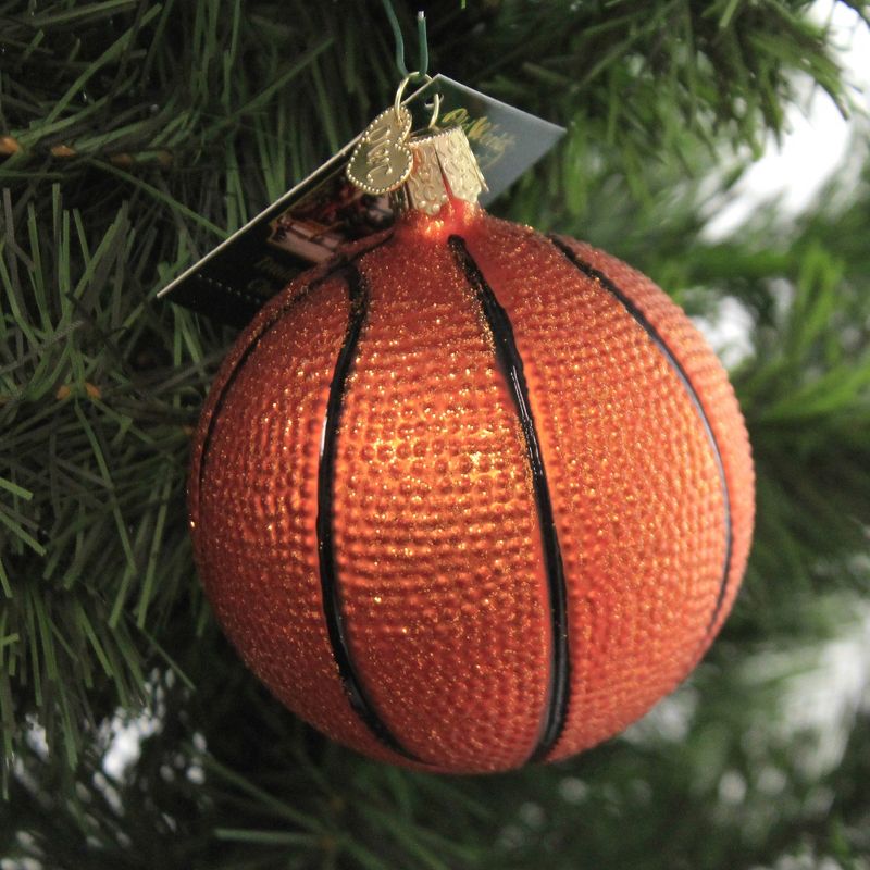 Old World Christmas 3.0" Basketball Ornament Sports Ornament  -  Tree Ornaments