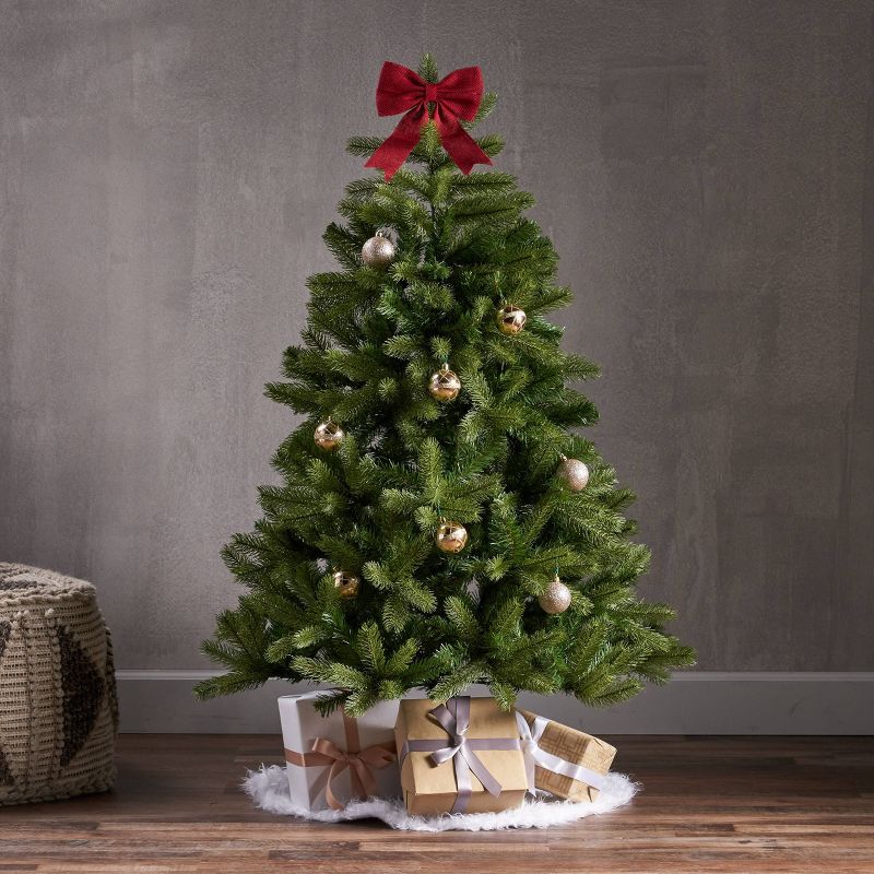 4.5ft Mixed Spruce Artificial Christmas Tree - Christopher Knight Home