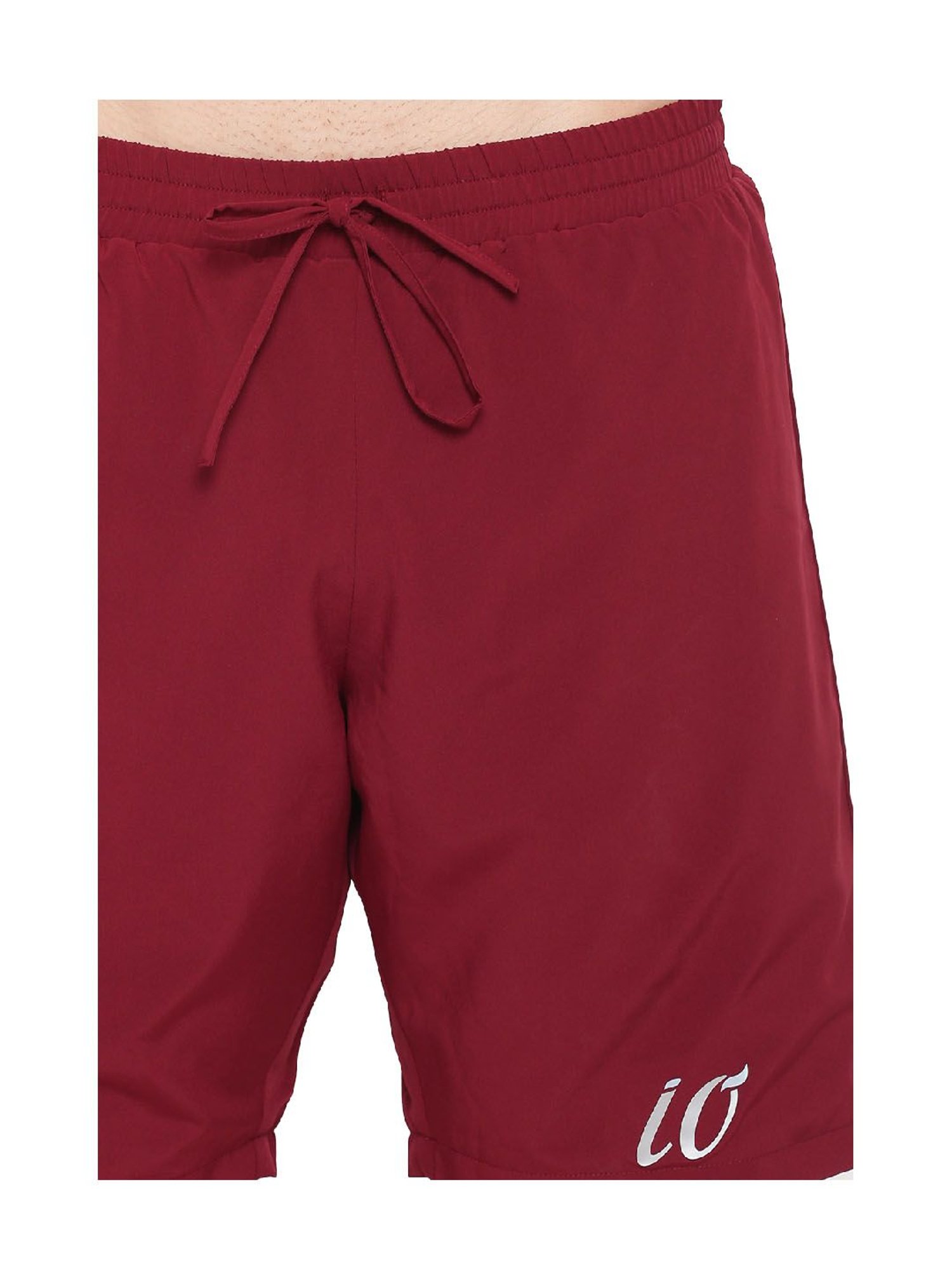 IO Maroon & Black Reversible Comfort Fit Shorts