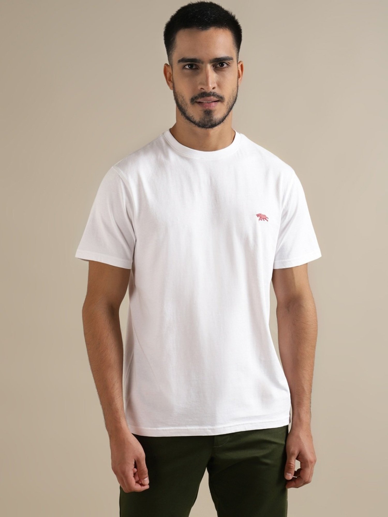 Andamen White Regular Fit T-Shirt