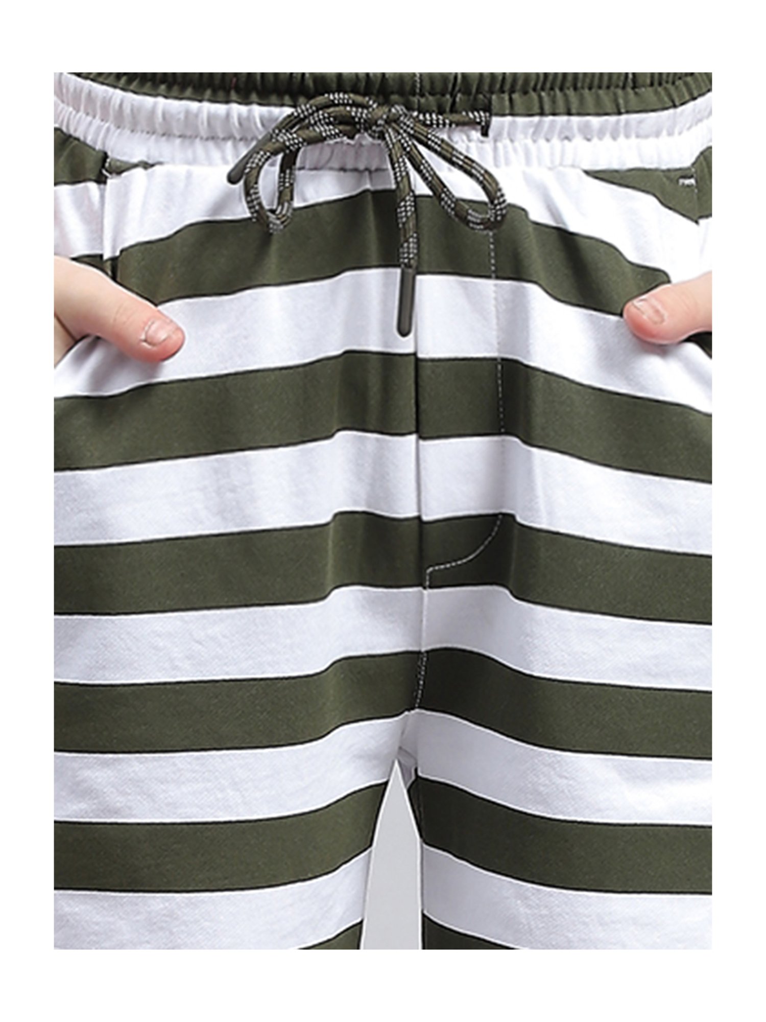 Gini & Jony Kids Brown Solid Bermudas