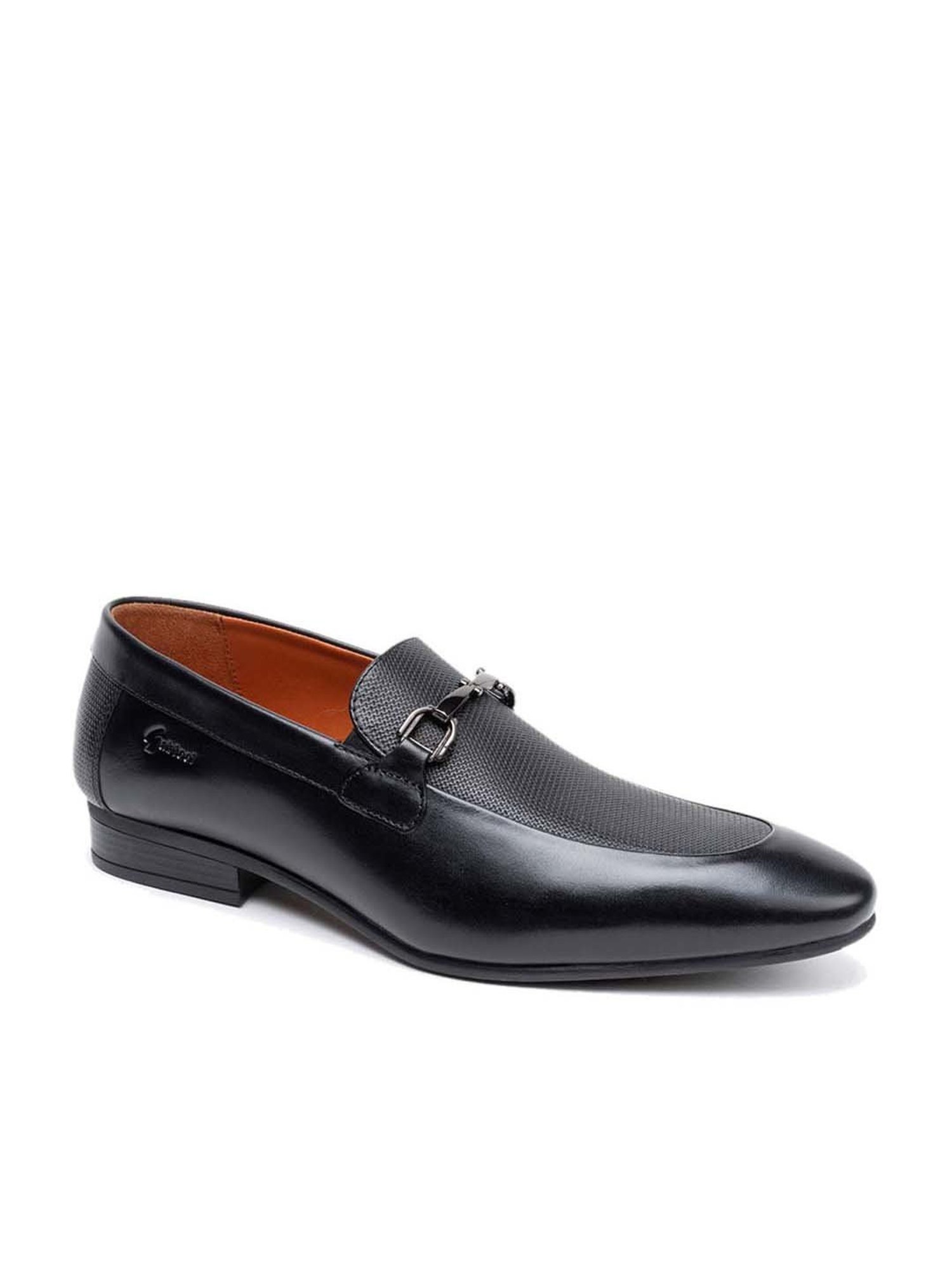 Gabicci Men's Kiwi G Black Formal Loafers