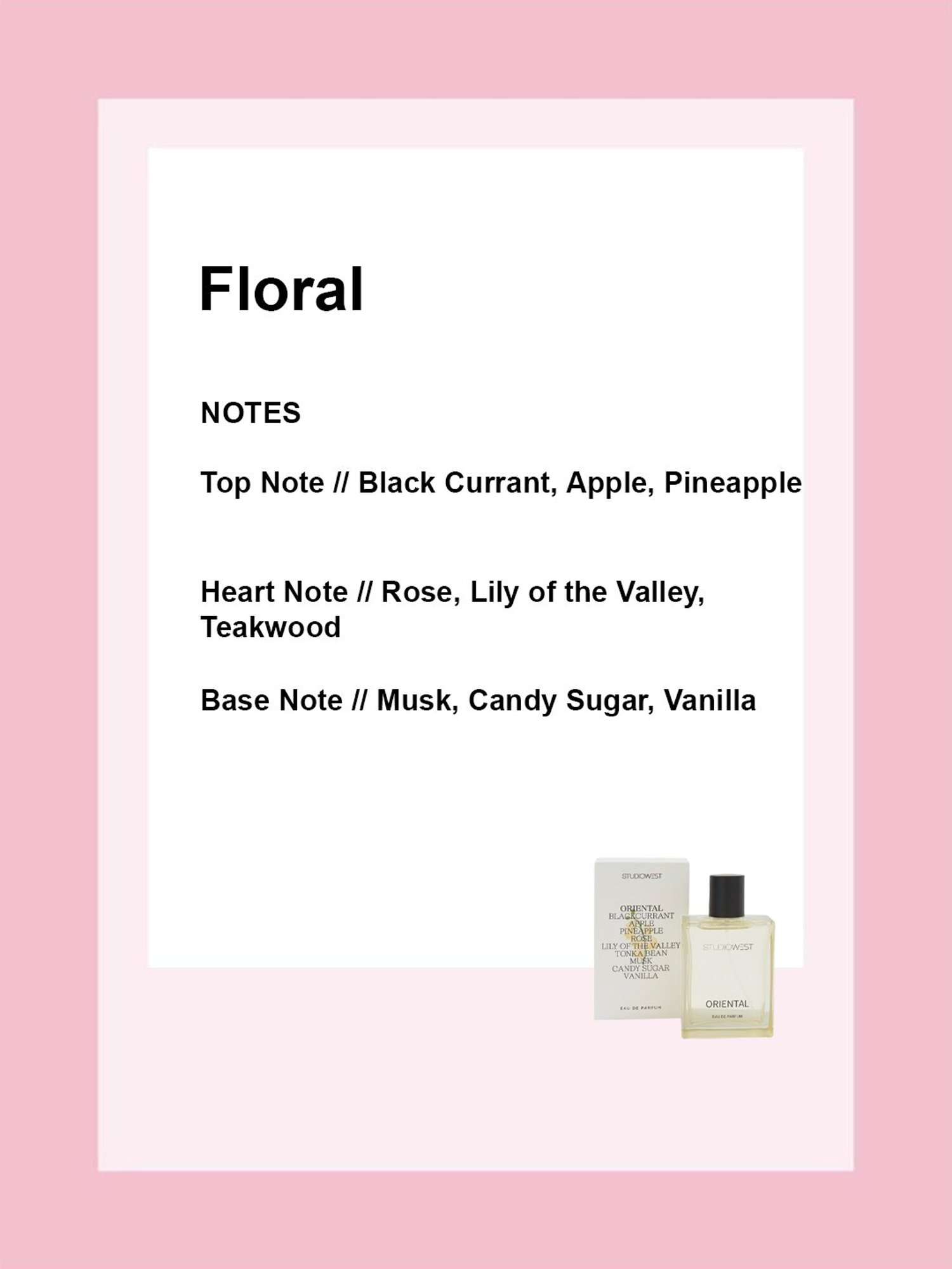 Studiowest Oriental Eau de Parfum - 100 ml