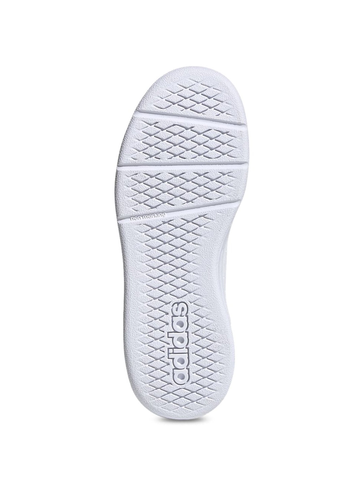 Adidas Kids's Tensaur White Running Shoes