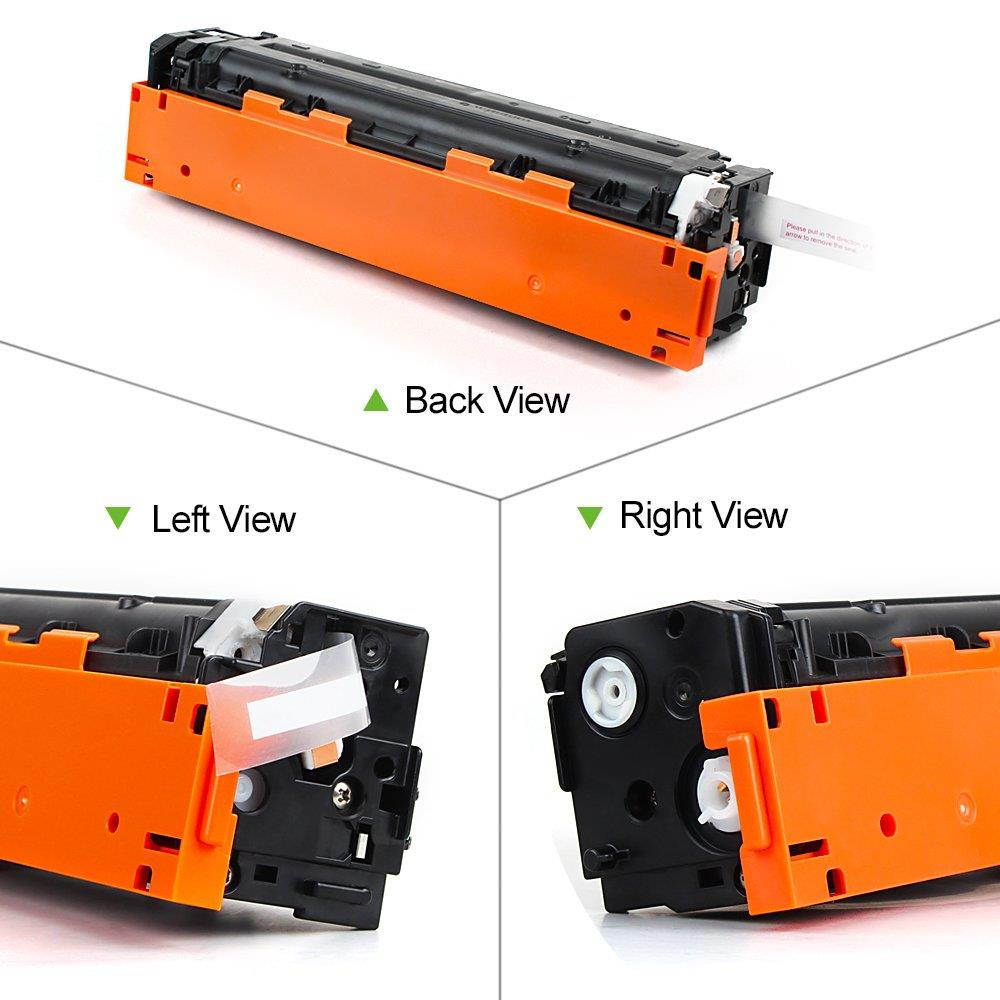 Aztech Compatible Toner Cartridge Replacement for HP Laserjet 131A HP CF210A 131X CF210X MFP M276NW M251NW Ink HP Laserjet Pro 200 Color M251NW MFP M276NW Canon Image CLASS MF8280Cw Printer(KCYM, 4PK)