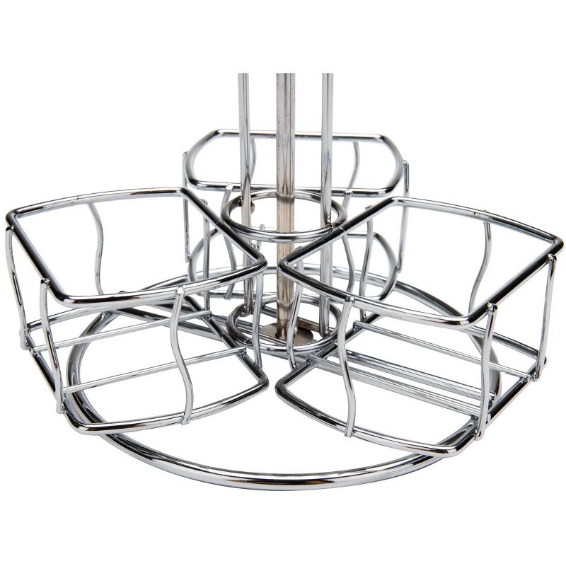 Mind Reader Tea Bag Carousel, Holds 60 Tea Bags, Chrome