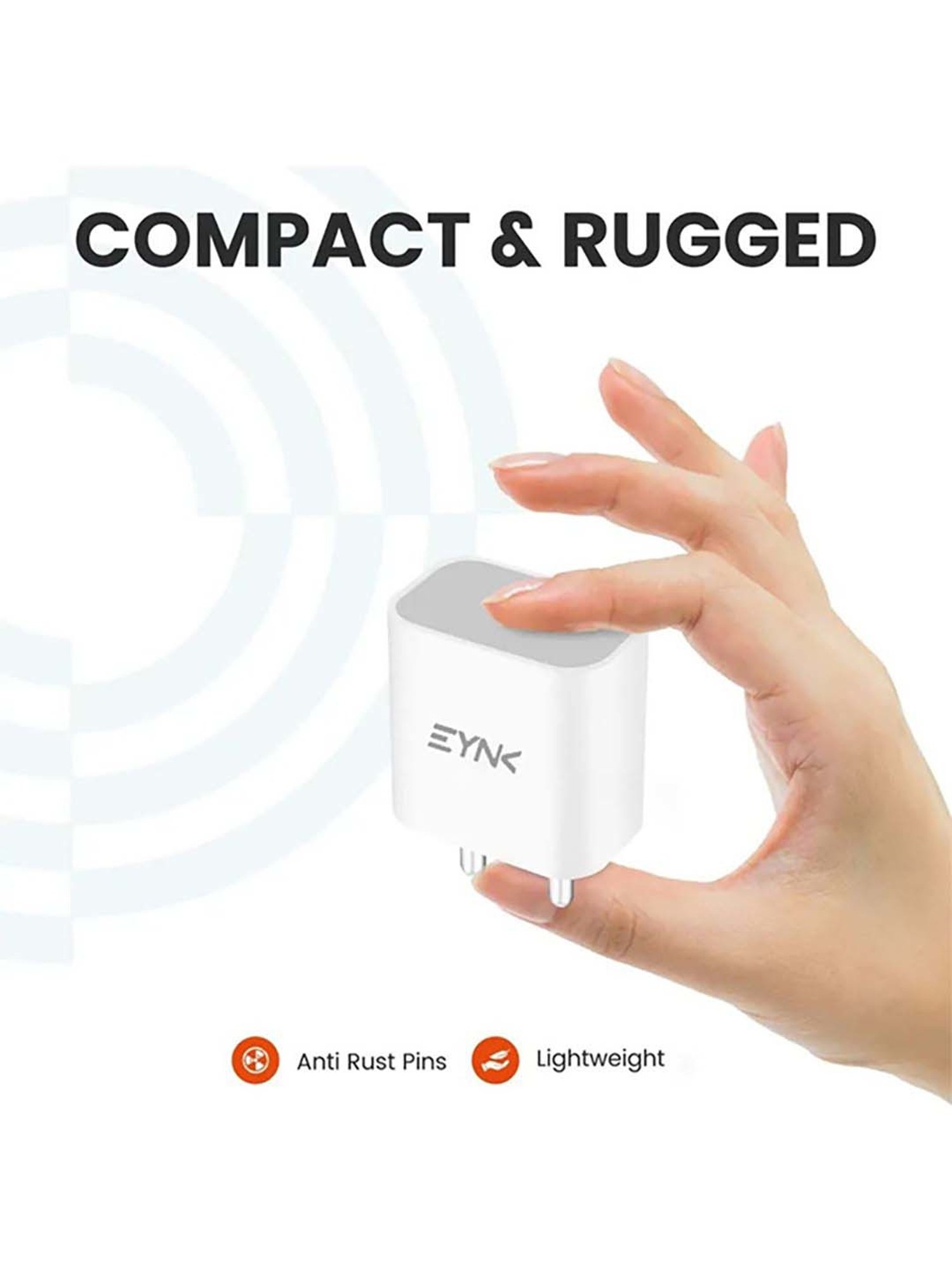 EYNK 20W USB-C Wall Charger PD Fast charging Adapter (White)