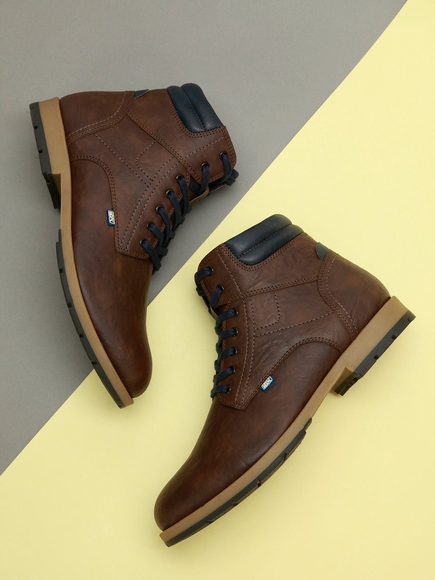 ID Men's Brown Casual Boots