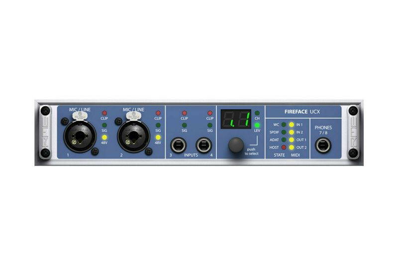 RME Fireface UCX | 8-Ch. Hybrid USB 2.0/USB 3/FireWire Audio Interface | PALA