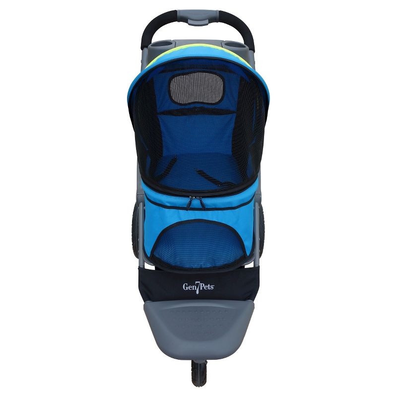 Gen7Pets G7 Jogger Dog & Cat Stroller - 26"L x 14"W - Blue
