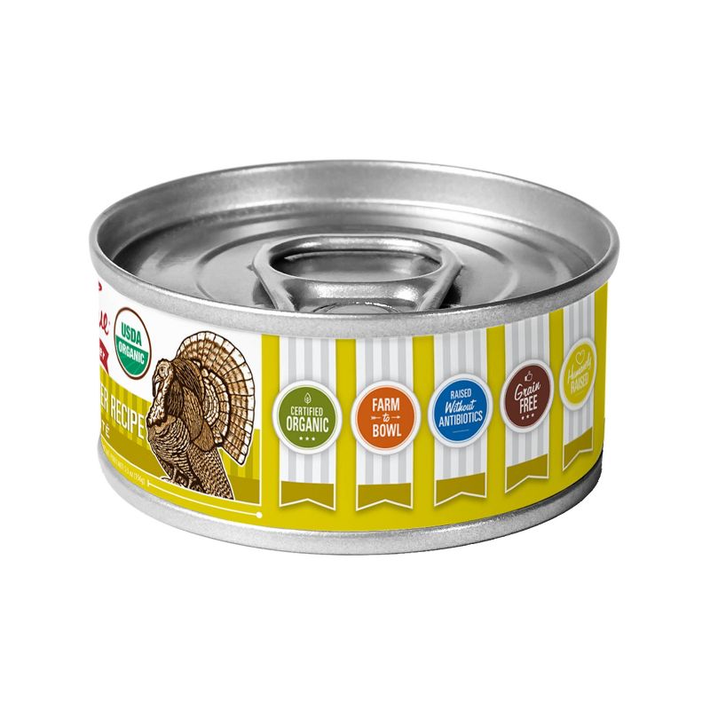 Tender & True Organic Turkey and Liver Recipe Wet Cat Food - 5.5oz/24ct