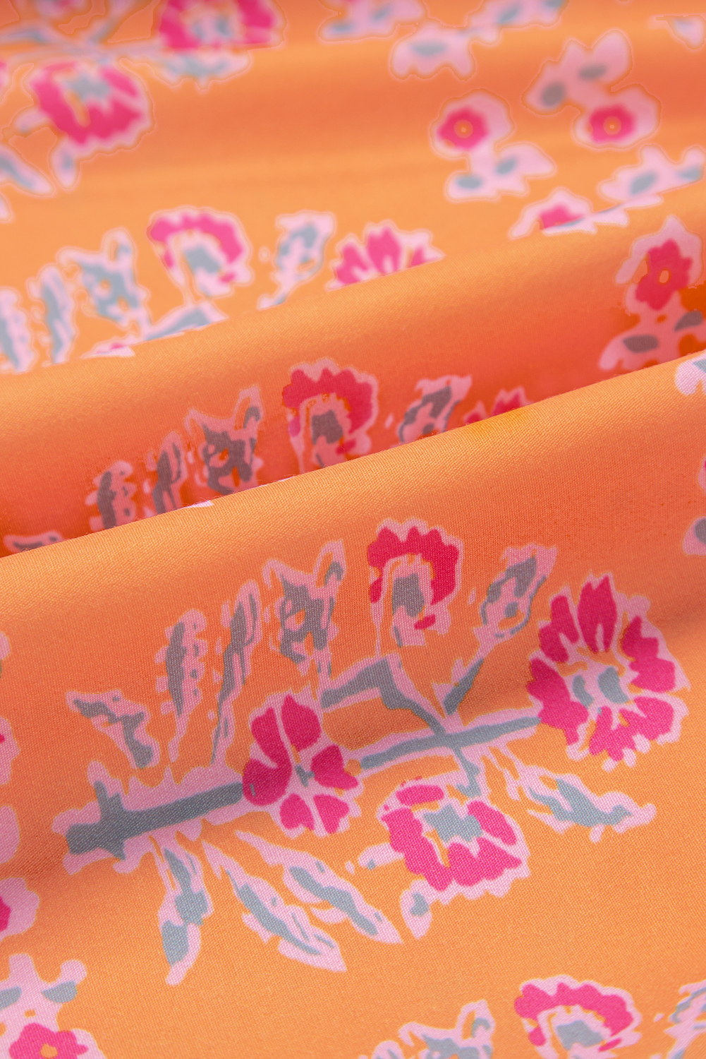 Black Leopard Patchwork Split Neck Ruffle Plus Size Dress