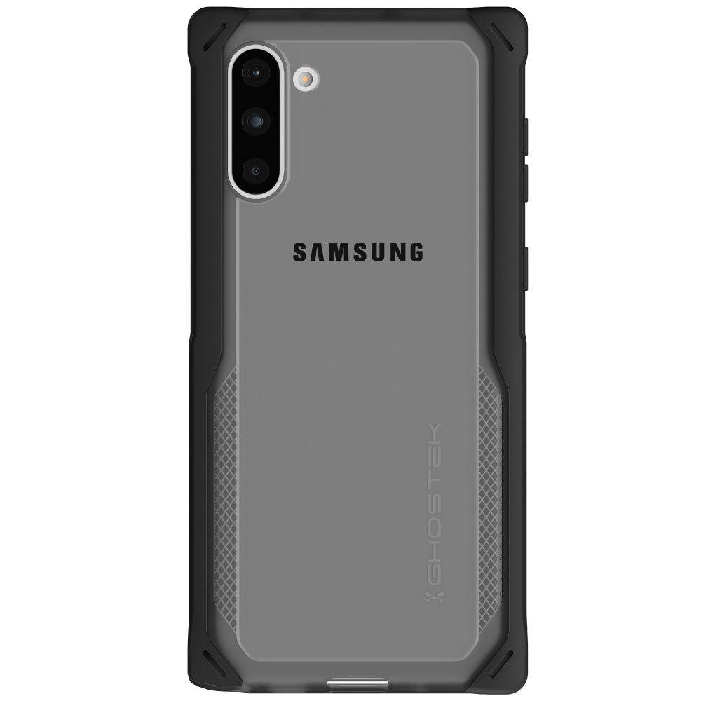 Ghostek Cloak Designed for Samsung Note 10 Case Clear Tough Bumper Protector Cover Luxury Design Supports Wireless Battery Charging Raised Bezel for Extra Screen Protection 2019 Note10 - (Blue/Gold)