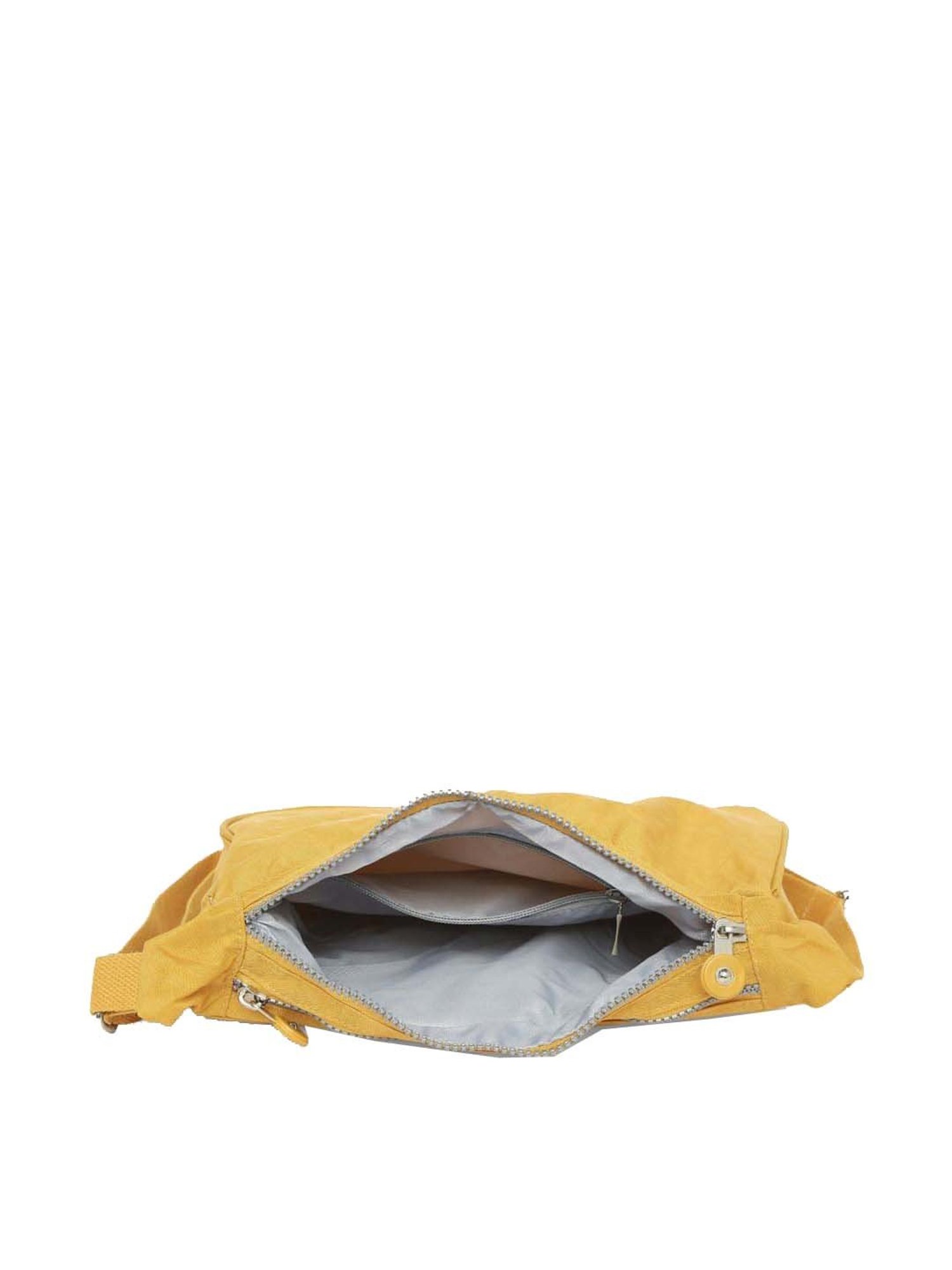 Baomi Yellow Solid Medium Cross Body Bag