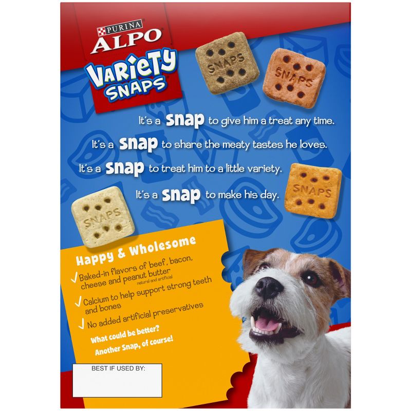 Purina Alpo Variety Snaps Little Bites Beef, Bacon, Cheese & Peanut Butter Flavor Dog Treats - 32oz