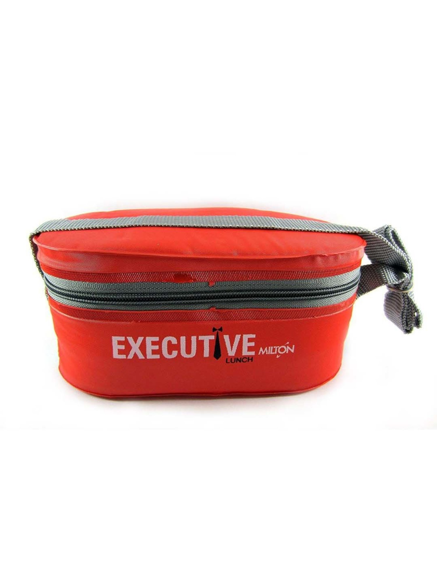 Milton Red Plastic Executive Lunch Box (0.26 L) - Set of 3