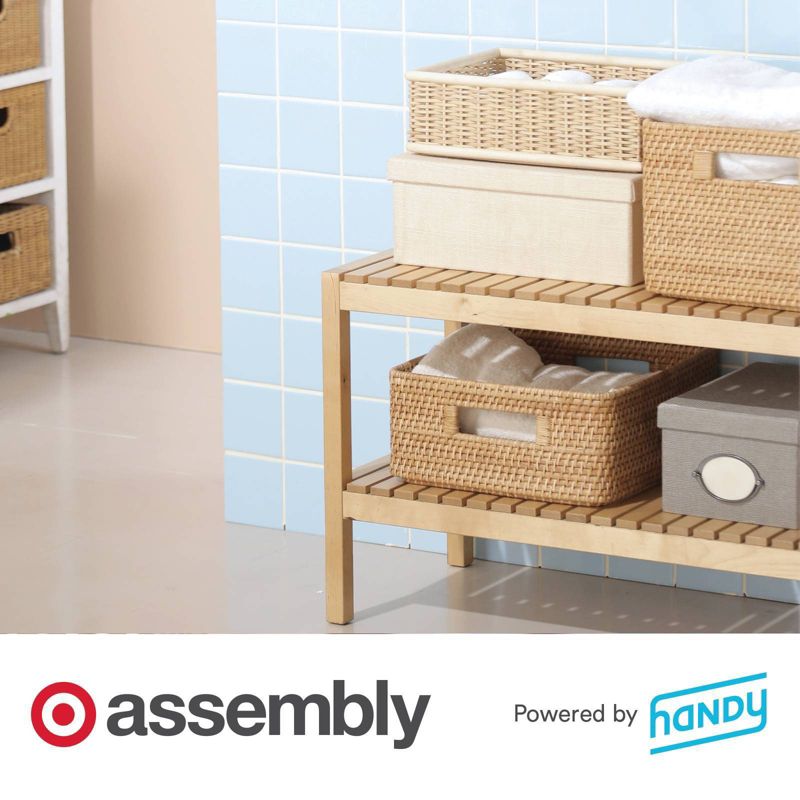 Decorative Storage Assembly powered by Handy
