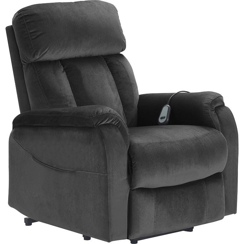 Samson Power Lift Recliner Chair Dark Gray - ClickDecor
