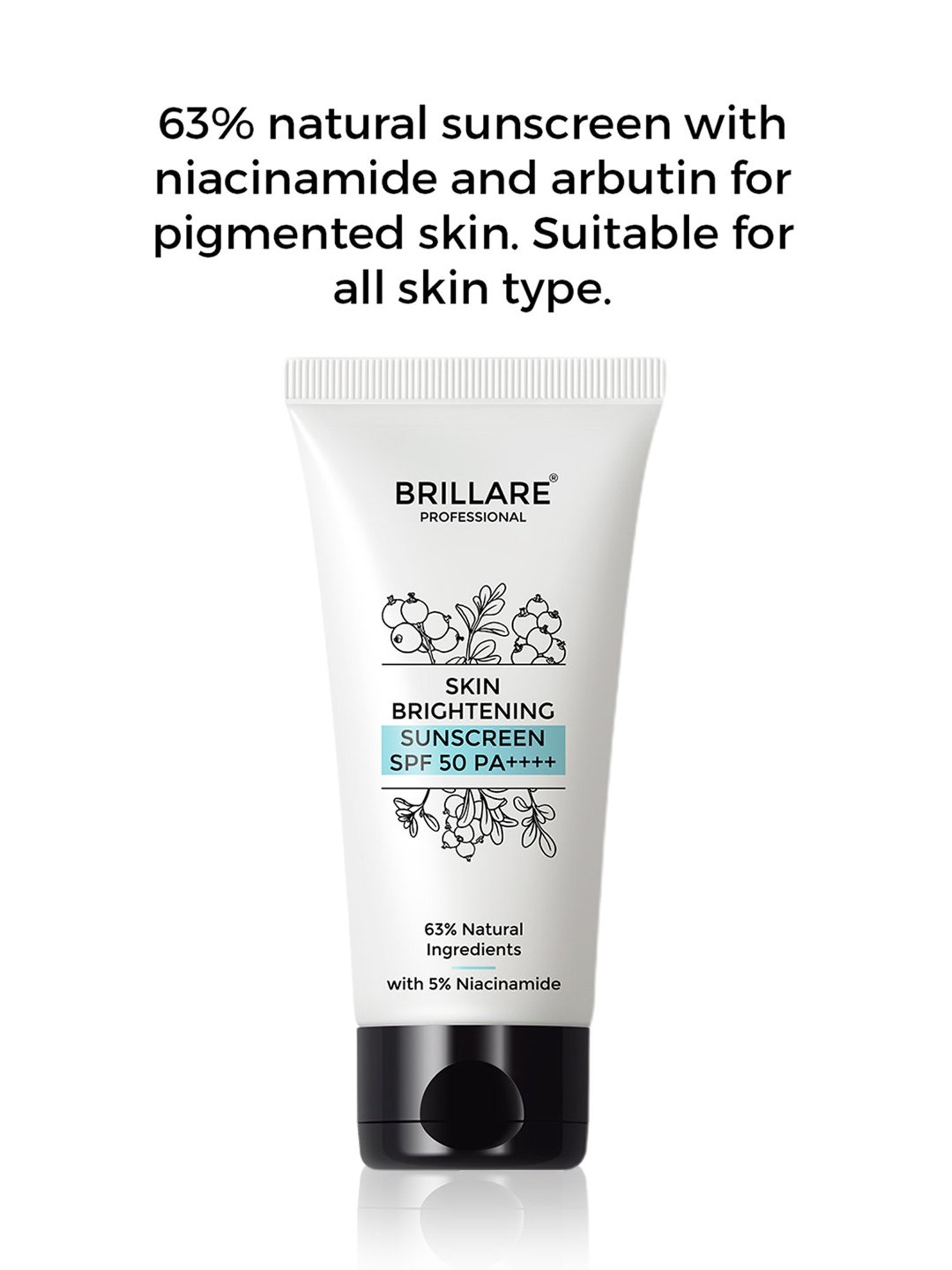 Brillare Skin Brightening Sunscreen SPF 50 PA++++ - 50 gm