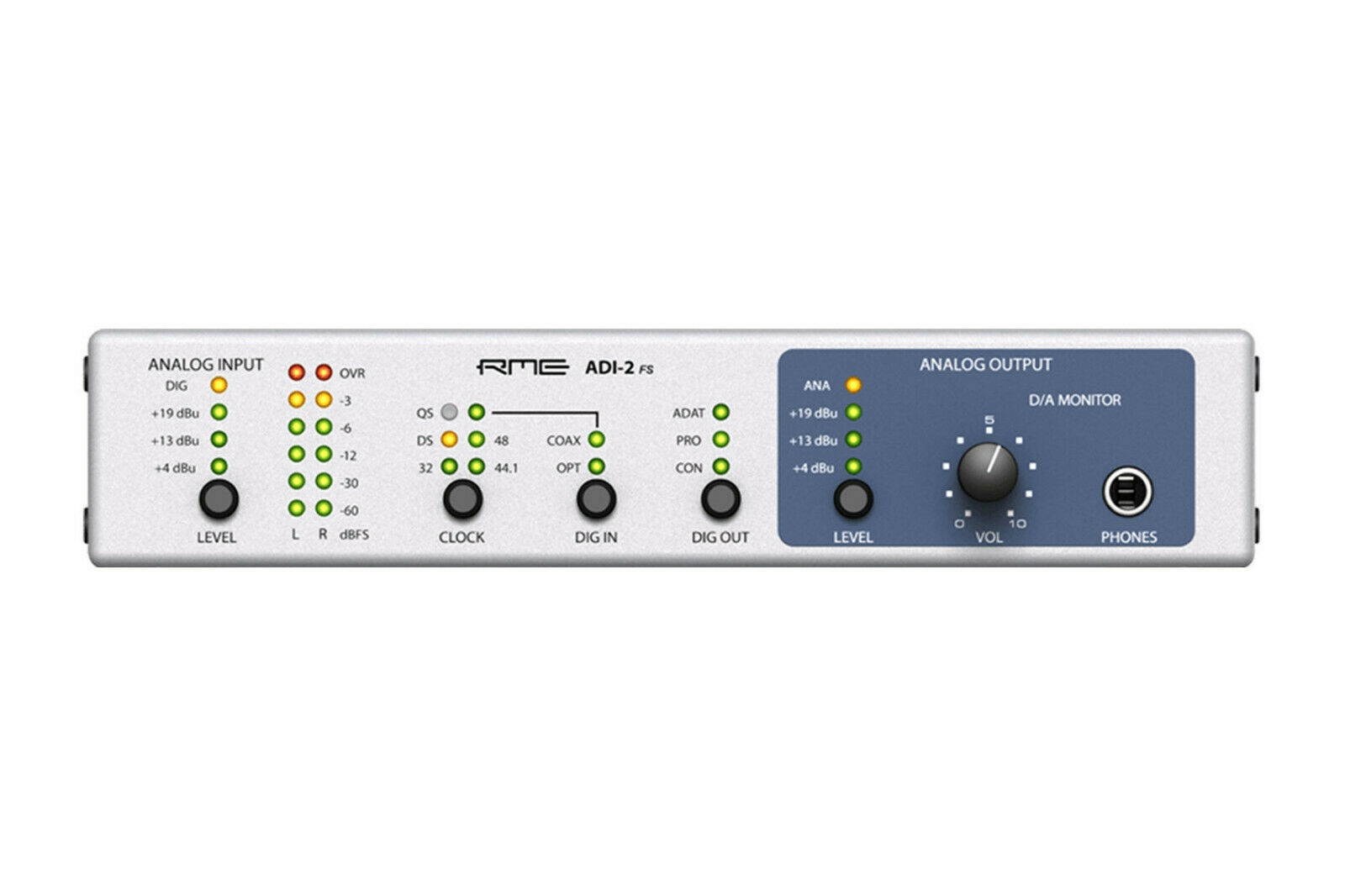 RME ADI-2 FS | 2-channel Hi-End AD/DA converter | Pro Audio LA
