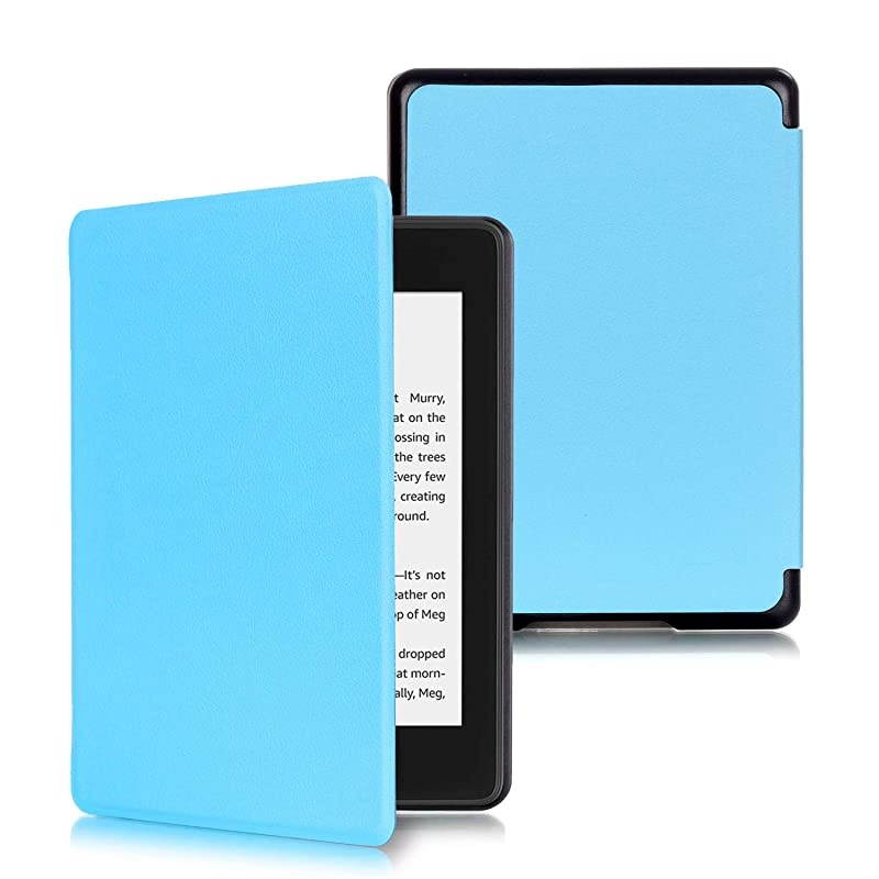 Case for Kindle Paperwhite 10th Gen 2018,Thinnest Light Shell Smart Cover with Auto Wake/Sleep for All-New  Kindle Paperwhite 6 Inch 2018 Release, Tower
