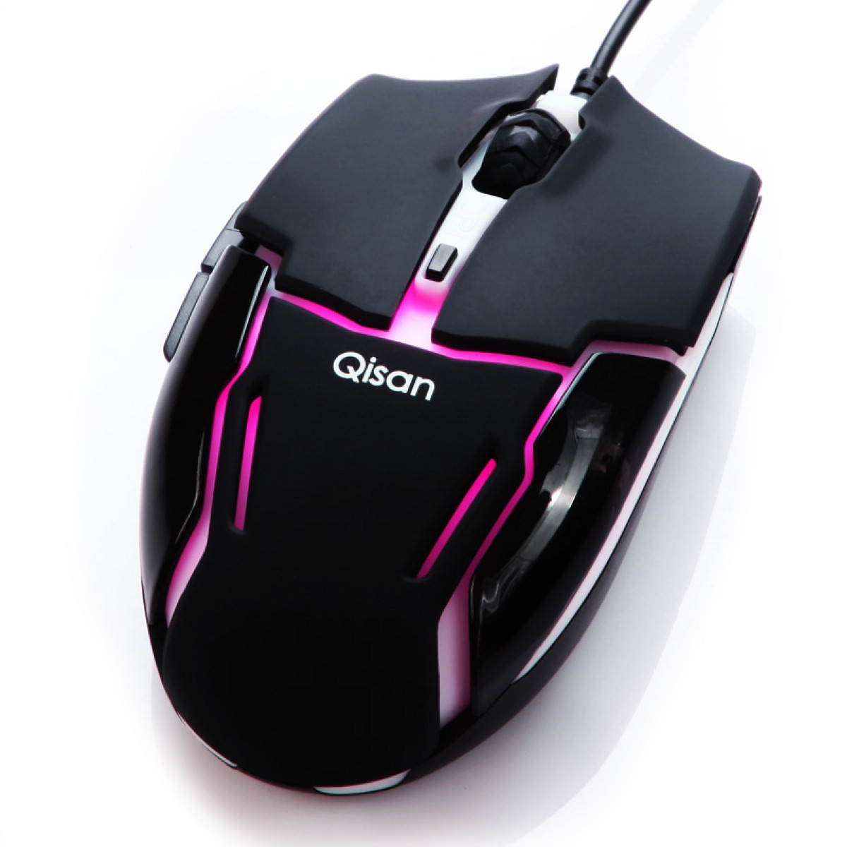 Qisan X5 Chameleon 7 Colors LED Backlight USB Wired Gaming Mouse