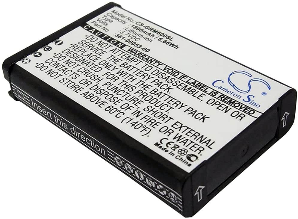 1800mAh Replacement Battery for Garmin Montana 600 600T 650 650T 680 680T 600t Camo, fits Part no 600T 361-00053-00 010-11599-00 010-11654-03 361-00053-04