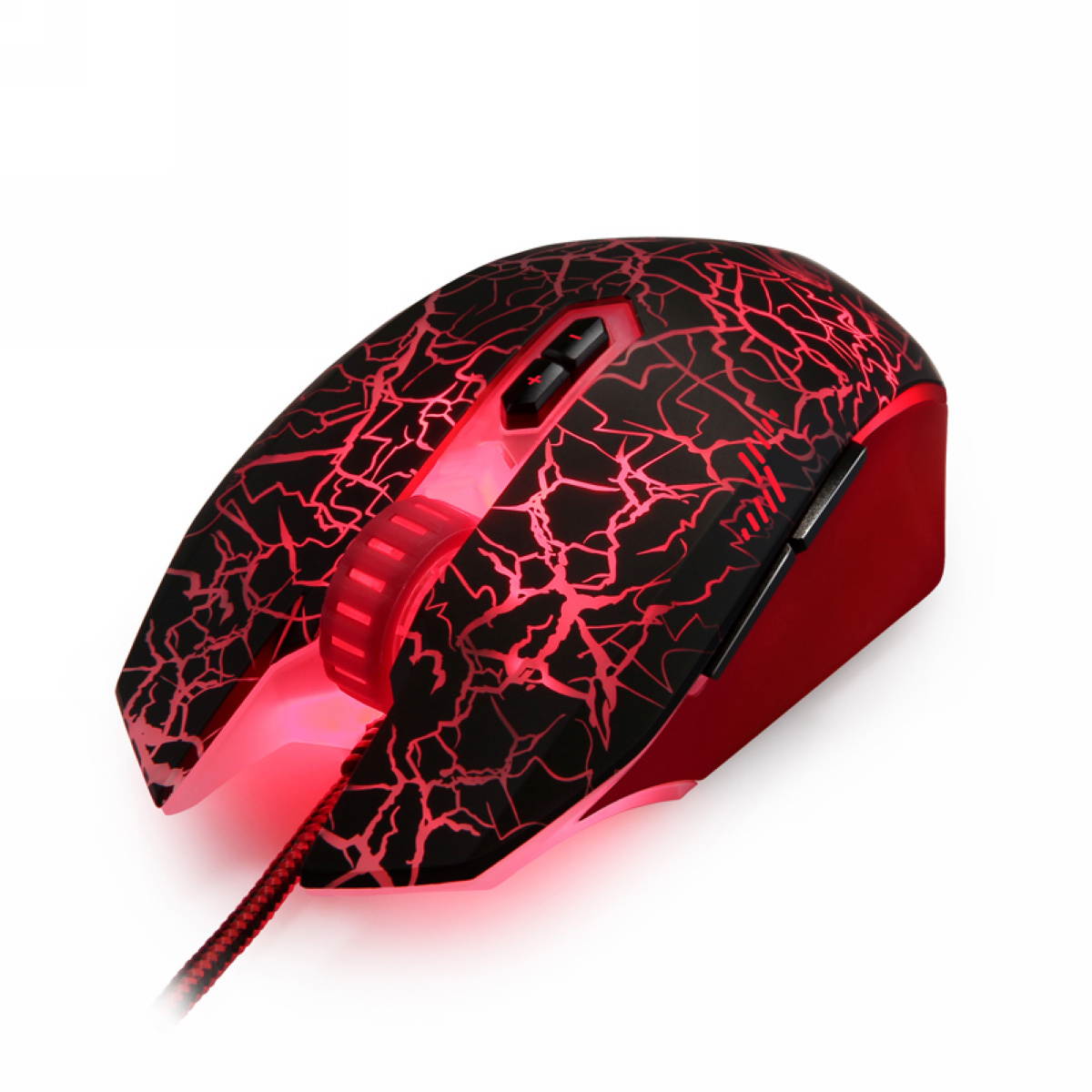 Merdia Dare-u MINI WARANGLER Edition G60 6 LED Backlight Free Switch 6 Level DPI USB Wired Gaming Mouse(Red and Black)