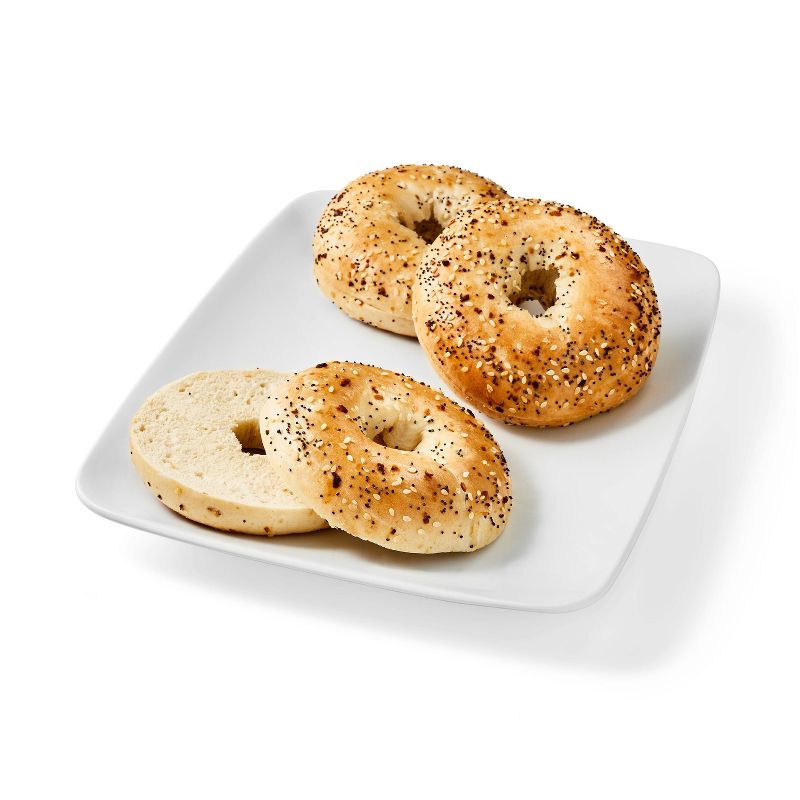 Sliced Everything Bagels - 17.5oz/5ct - Favorite Day™