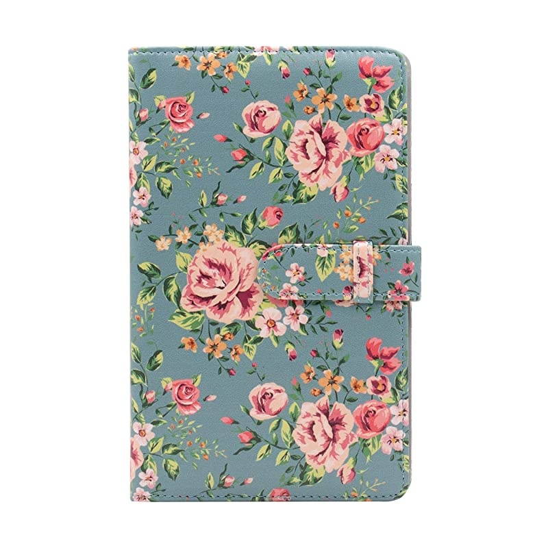 96 Pockets Mini Photo Album for Fujifilm Instax Mini Camera, Polaroid Snap, Z2300, SocialMatic Instant Cameras & Zip Instant Printer (96 Pockets, Retro Floral)