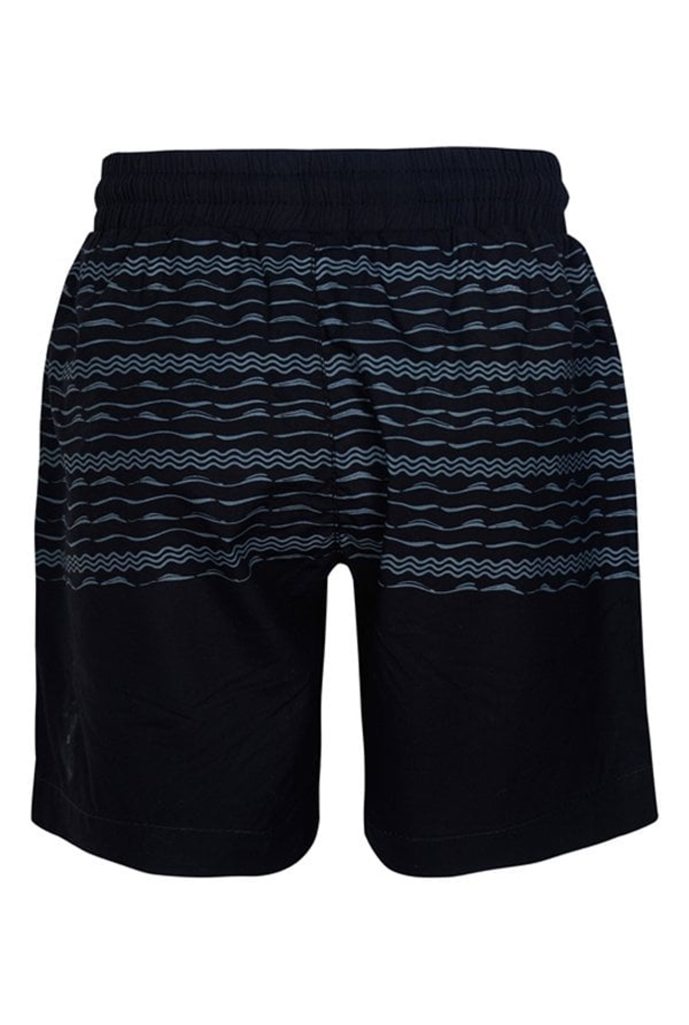Superyoung Kids Black & Grey Printed Shorts