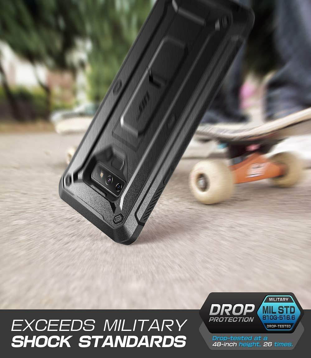 Samsung Galaxy Note 9 Case, SUPCASE Full-Body Rugged Holster Case with Built-in Screen Protector & Kickstand for Galaxy Note 9 (2018 Release), Unicorn Beetle Pro Series - Retail Package (Black)