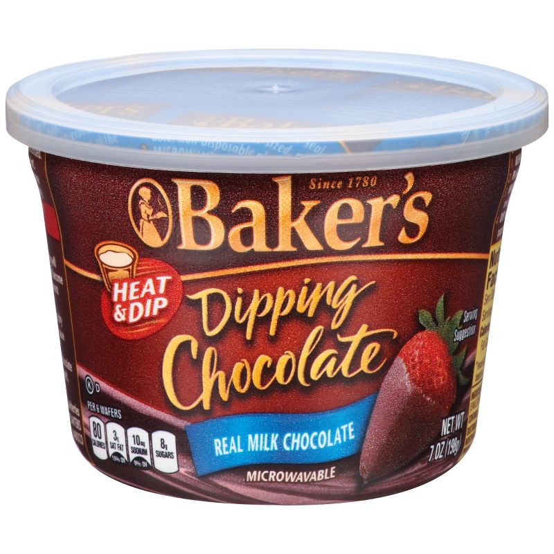 Baker's Microwaveable Dipping Milk Chocolate - 7oz