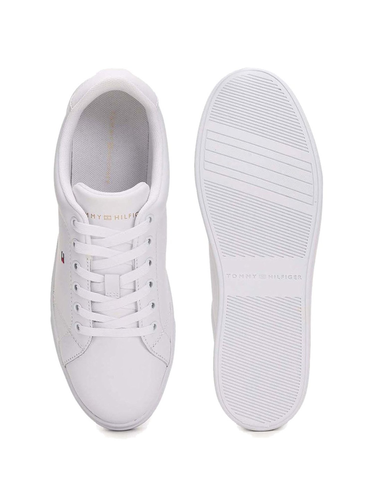 Tommy Hilfiger Women's White Casual Sneakers