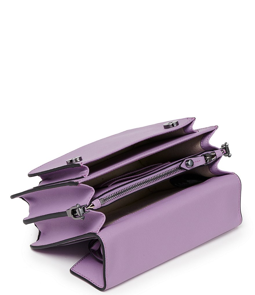 Botkier Cobble Hill Saffiano Leather Flap Crossbody Bag